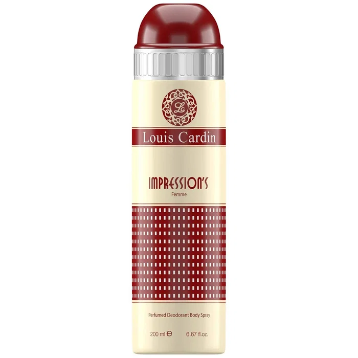 Louis Cardin Impression’s Déodorant en spray pour femme 200 ml Louis Cardin Impression’s Déodorant en spray pour femme 200 ml